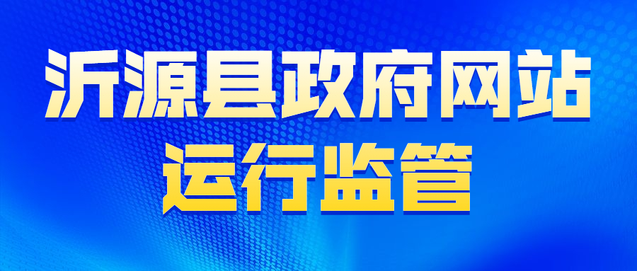 沂源縣政府網站運行監管